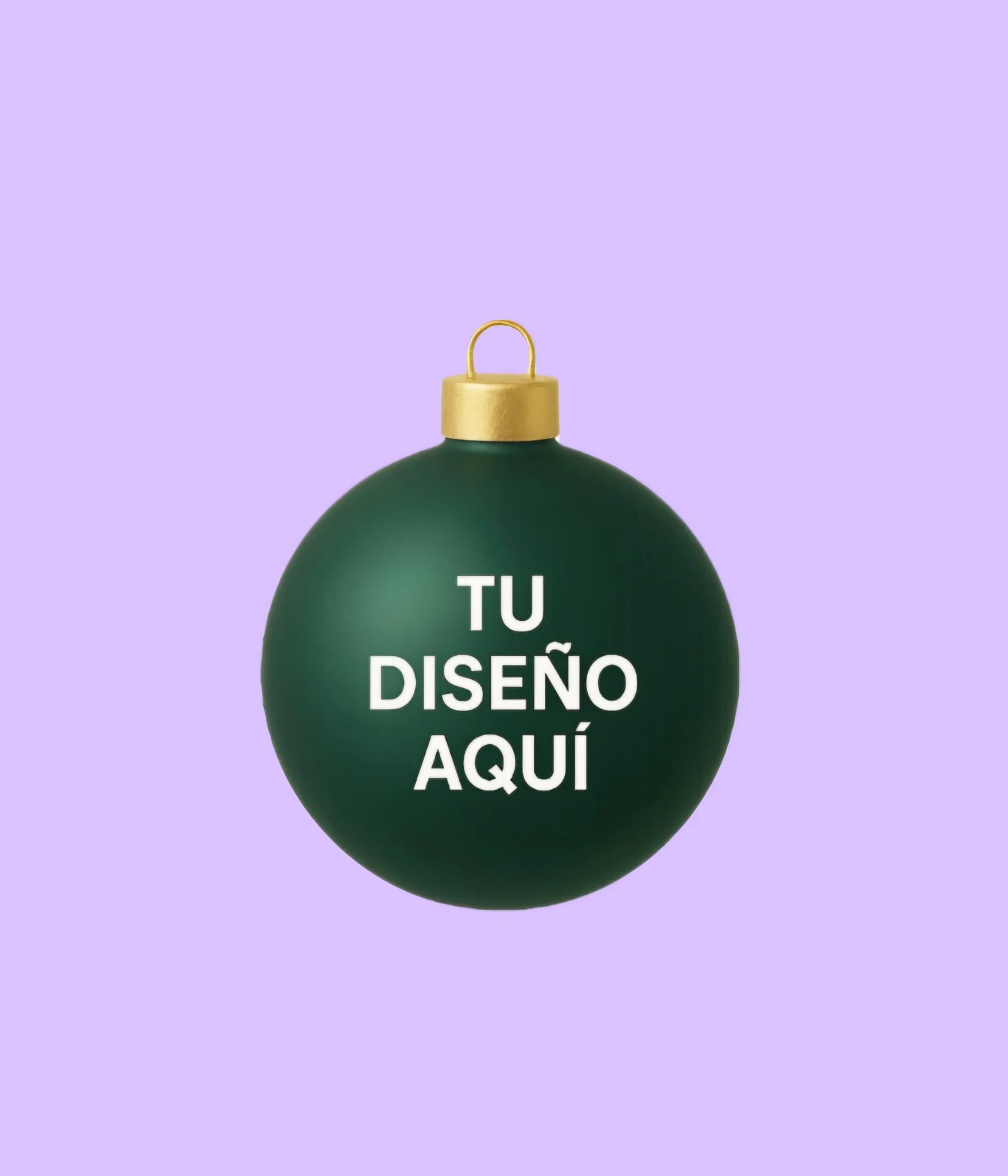 Bola de navidad personalizada