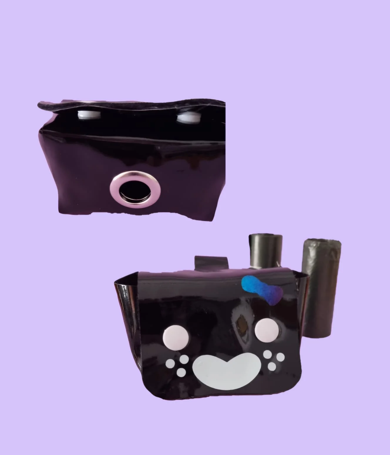 Portabolsas charol con dibujo personalizable