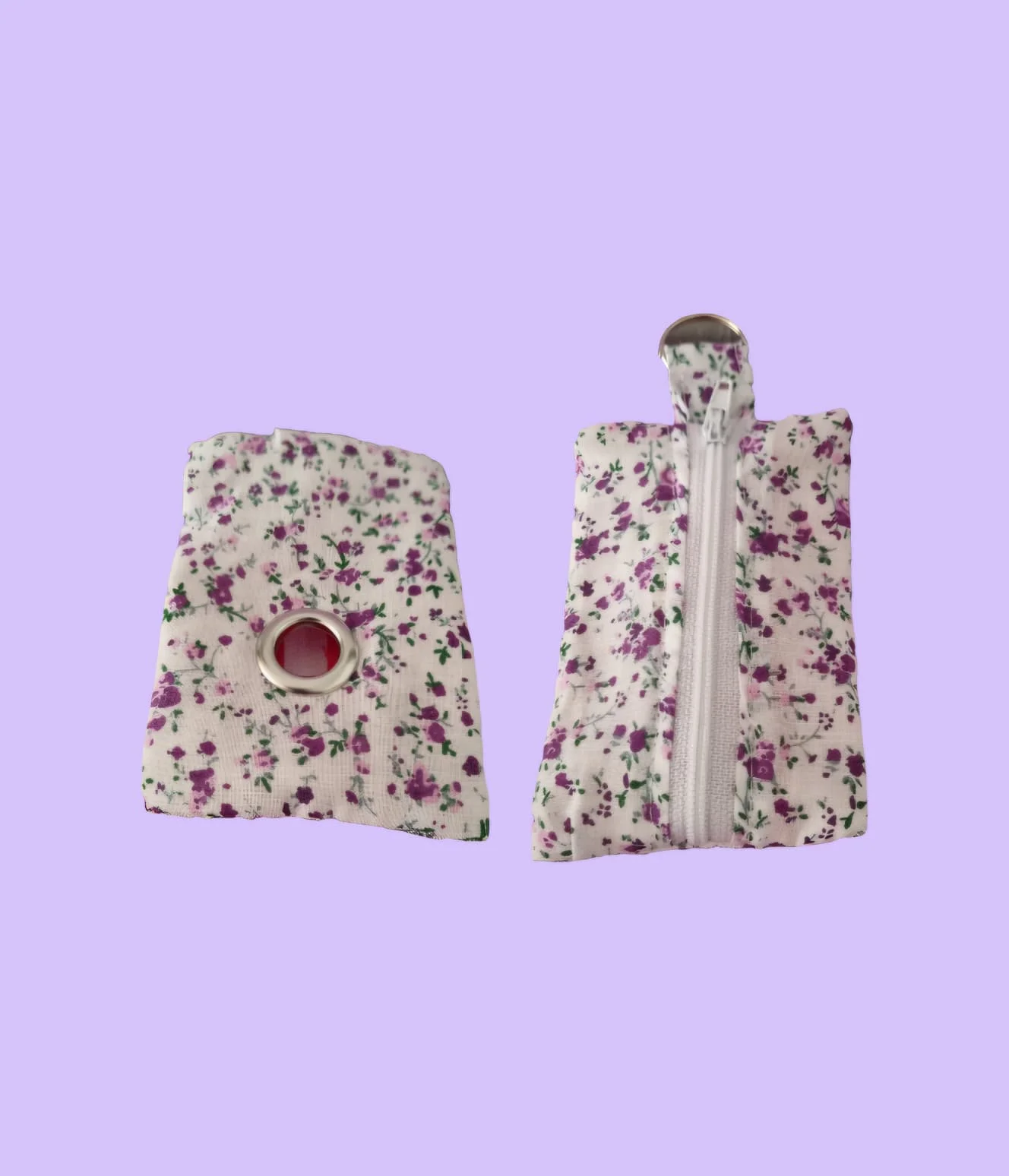 Portabolsas estampado floral